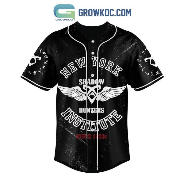 Shadow Hunters New York Institute Sicne 1920s Personalized Baseball Jersey