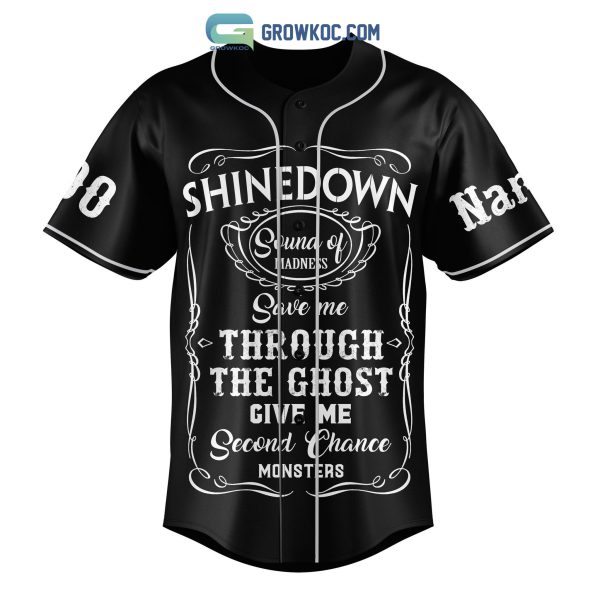 Shinedown The Ghost Give Me Second Chance Monsters Personalized Baseball Jersey