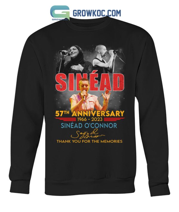 Sinéad O’Connor 57th Anniversary 1996 2023 Memories T Shirt