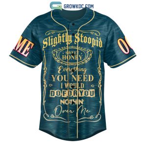 Slightly Stoopid All I Need Is Something To Keep Me Movin On Personalized Baseball Jersey