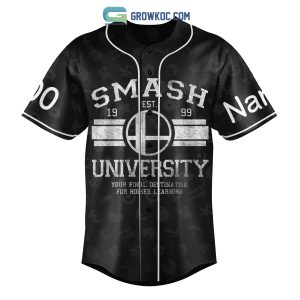 Smash EST 1999 University Your Final Destination For Higher Learning Personalized Baseball Jersey