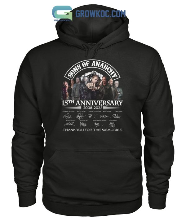 Son Of Anarchy 15th Anniversary 2008 2023 Memories T Shirt