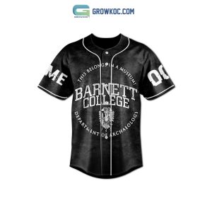 Sons Of Archaeology Barnett College Personalized Baseball Jersey