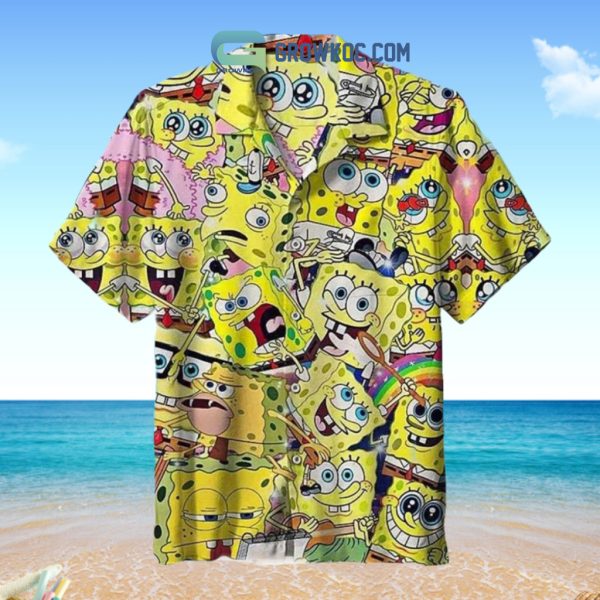 Spongebob Cartoon Emotions Hawaiian Shirt