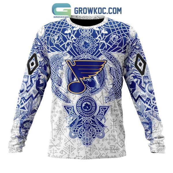 St Louis Blues NHL Special Norse Viking Symbols Hoodie T Shirt