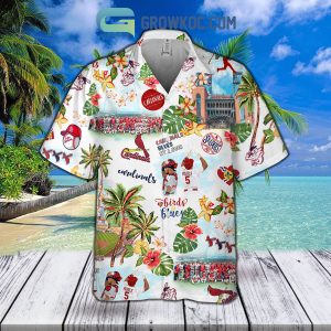 St Louis Cardinals Birds Blues Funny Hawaiian Shirt