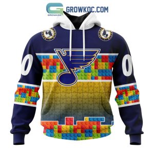 NHL St. Louis Blues Personalized Special Design With Northern Lights Hoodie T Shirt