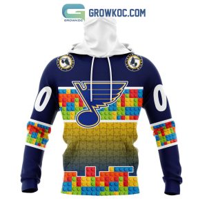 NHL St. Louis Blues Puzzle Autism Awareness Personalized Hoodie T Shirt -  Growkoc