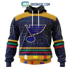 NHL Mix Retro Jersey St. Louis Blues Style Custom Personalized Hoodie T Shirt Sweatshirt
