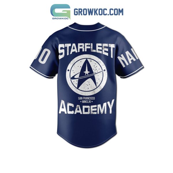 Starfleet Academy From The Stars Knowledge Blue Design Personalized Baseball Jersey