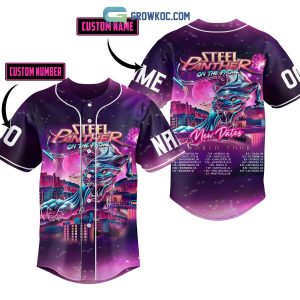Steel Panther On The Prowl New Dates World Tour Personalized Baseball Jersey