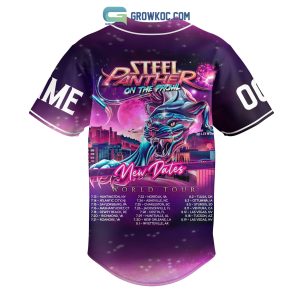 Steel Panther On The Prowl New Dates World Tour Personalized Baseball Jersey