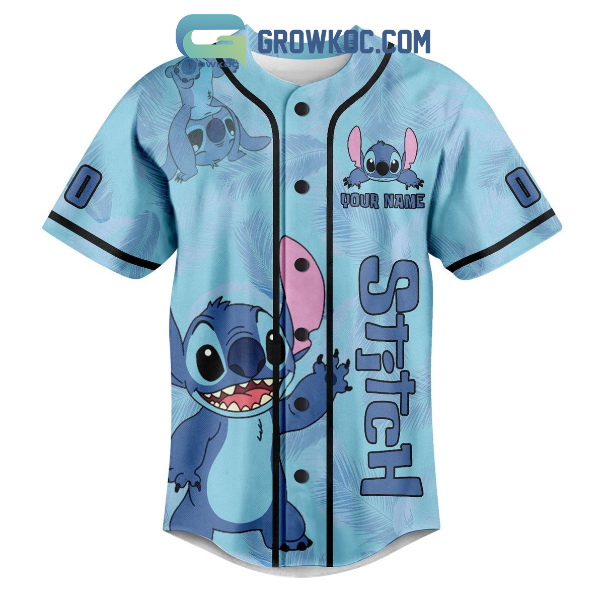 Stitch Is My Spirit Animal Personalized Baseball Jersey