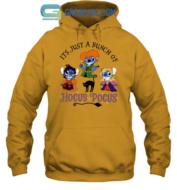 Stitch Its Just A Bunch Of Hocuc Pocus Halloween T Shirt