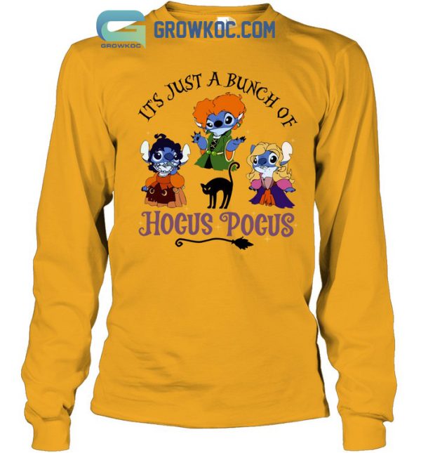 Stitch Its Just A Bunch Of Hocuc Pocus Halloween T Shirt