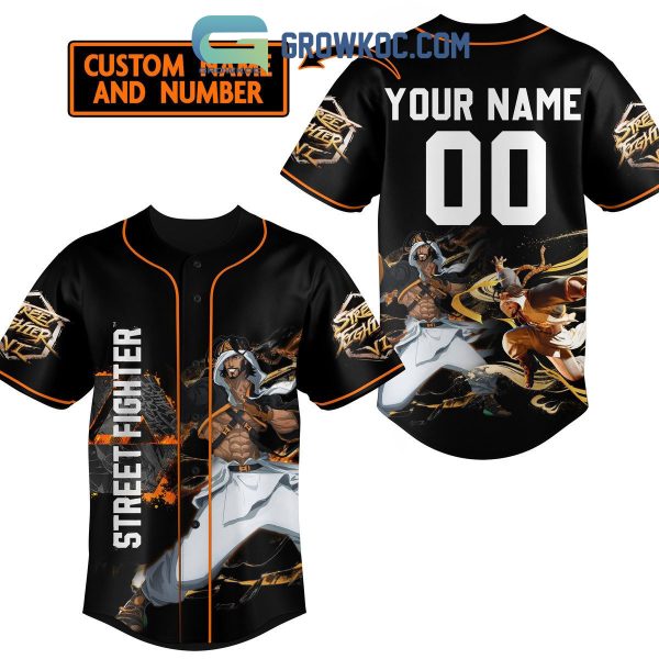 Street Fighter Personalized Baseball Jersey