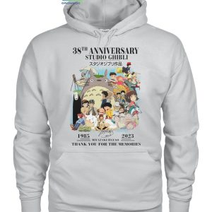 Studio Ghibli 38th Anniversary Memories Miyazaki Hayao 1985 2023 T Shirt