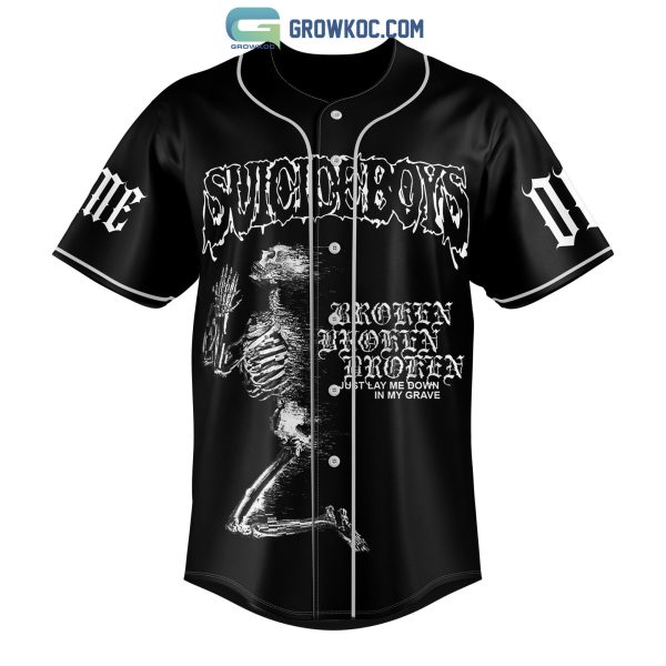 Suicideboys Carrollton Slap My Face Against A Pill To Crush It Up Personalized Baseball Jersey