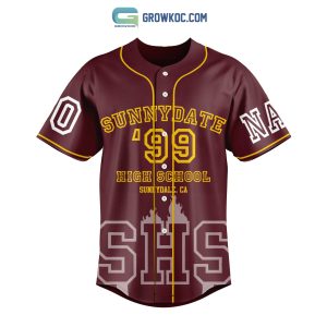 Sunnydale High School 99 The Future Is Ours Personalized Baseball Jersey