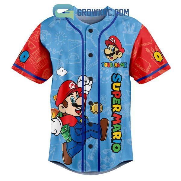 Super Mario I’m Ready To Crush Preschool Personalized Baseball Jersey