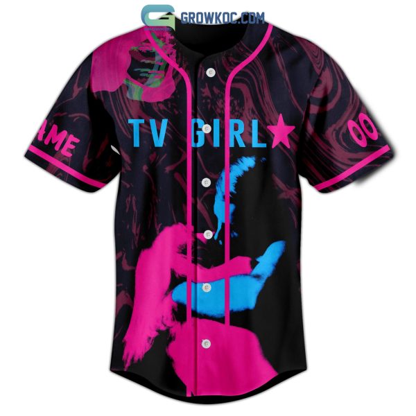 TV Girl Who Really Cares Personalized Baseball Jersey