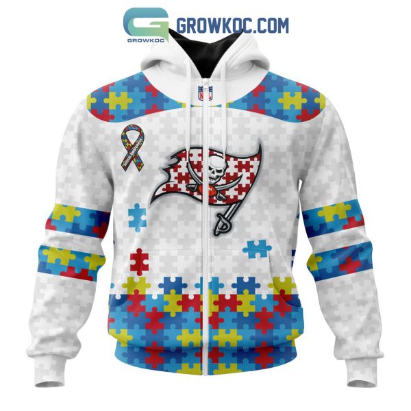 Tampa Bay Buccaneers NFL Autism Awareness Personalized Hoodie T Shirt