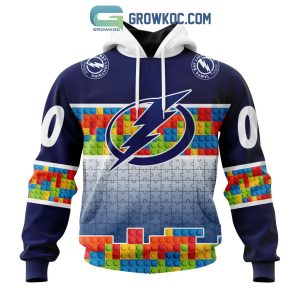 Tampa Bay Lightning NHL Special Autism Awareness Design Hoodie T Shirt