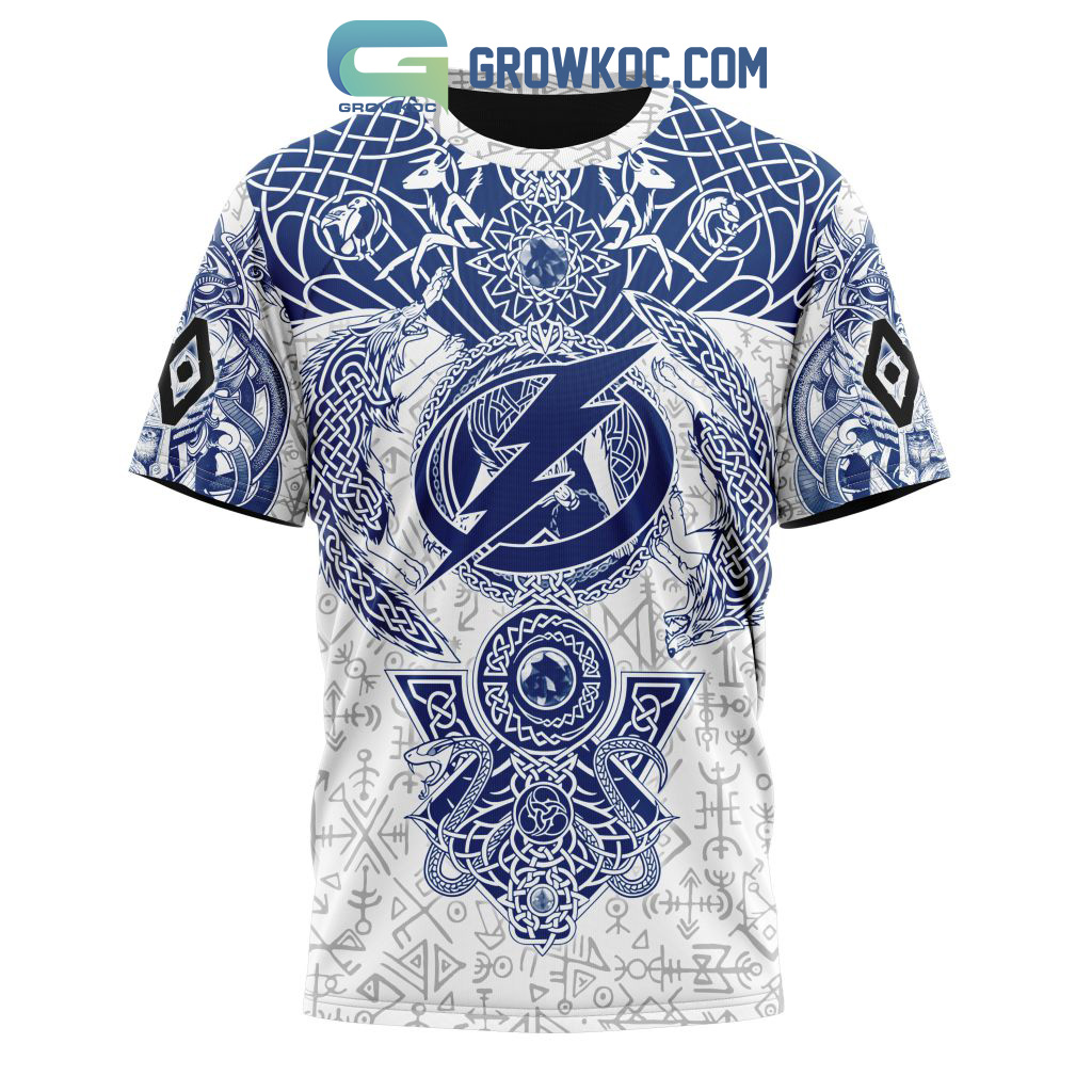 Custom Tampa Bay Lightning Norse Viking Symbols NHL Shirt Hoodie