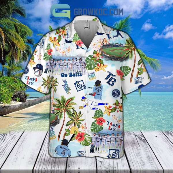 Tampa Bay Rays Go Bolts Funny Hawaiian Shirt