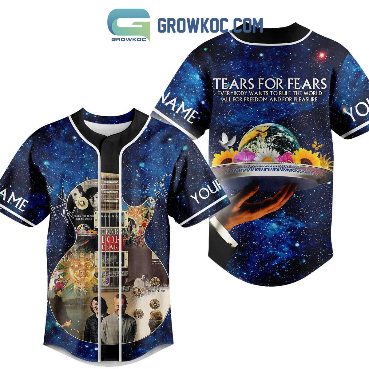 Tears For Fears Everybody Wants To Rule The World Personalized Baseball Jersey