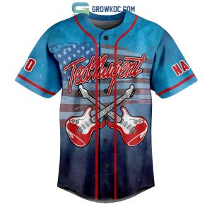 Ted Nugent They Give Me Cat Scratch Fever Its Nothin Dangerous Personalized Baseball Jersey