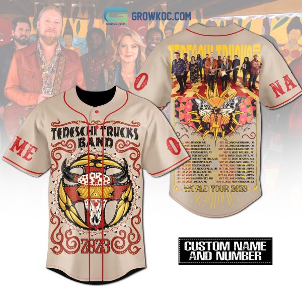 Tedeschi Trucks Band World Tour 2023 Personalized Baseball Jersey