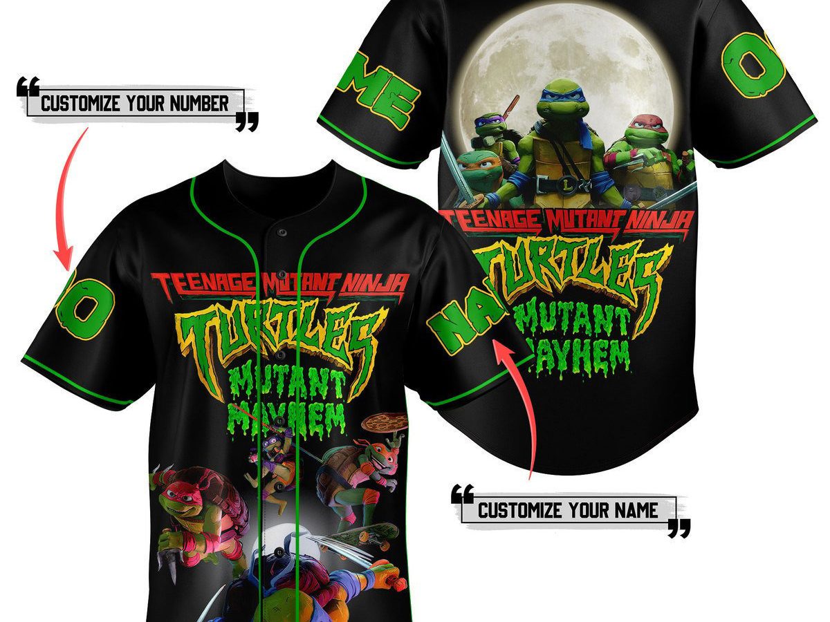 Teenage Mutan Ninja Turtles Strong Smart Brave Funny Personalized