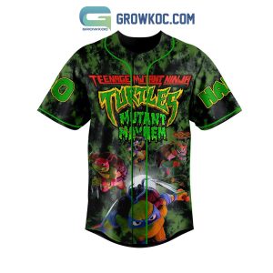 Teenage Mutant Ninja Turtles Mutant Mayhem Personalized Baseball Jersey