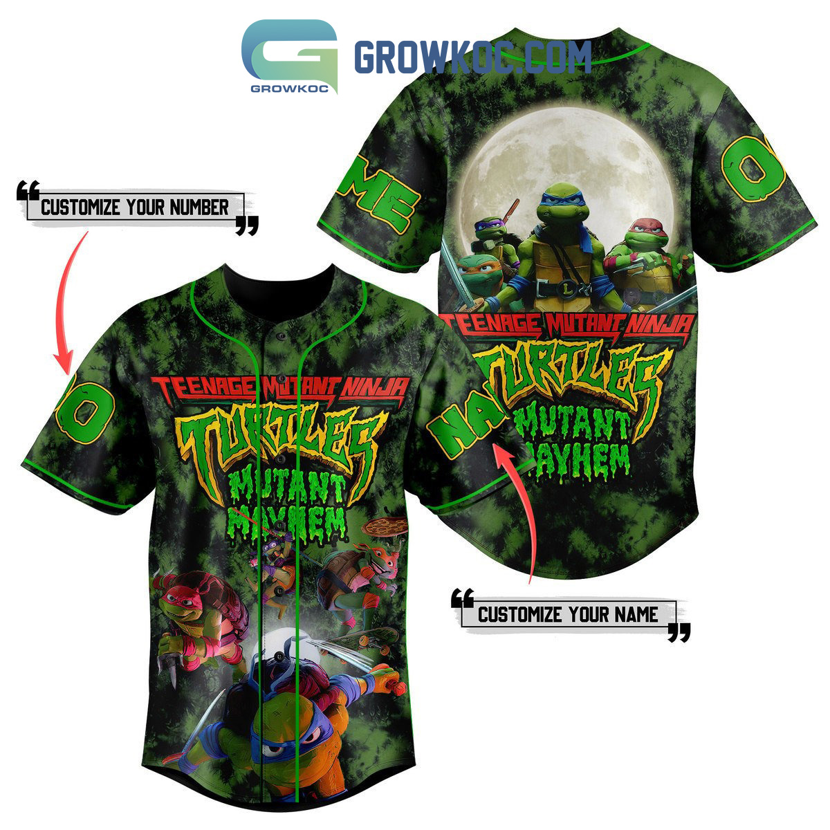 TMNT Names Teenage Mutant Ninja Turtles T-Shirt
