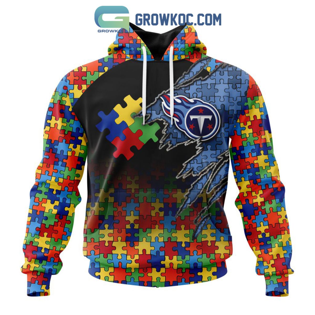 Dallas Cowboys NFL Special Autism Awareness Design Hoodie T Shirt - Growkoc