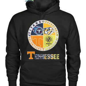 Tennessee Volunteers Titans Predators And Nashville SC T Shirt