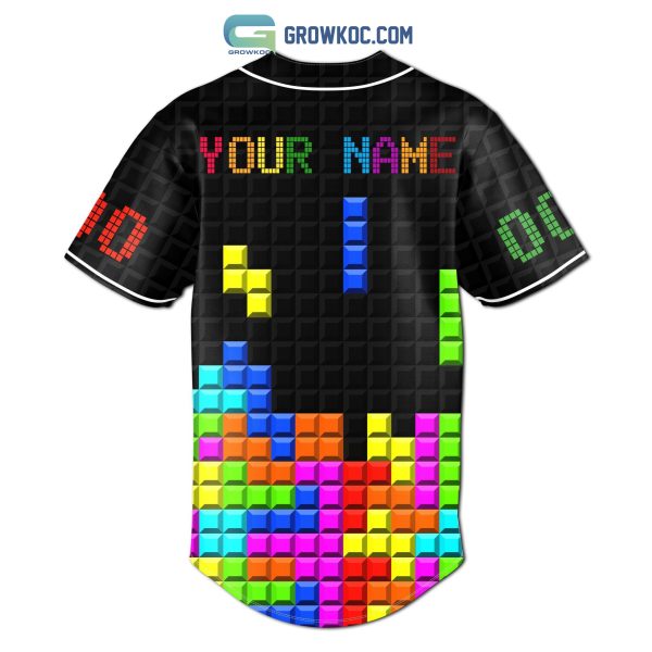 Tetris Game Personalized Baseball Jersey