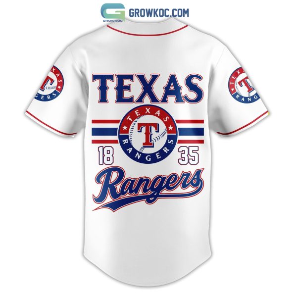 Texas Rangers Since 1835 Baseball Jersey