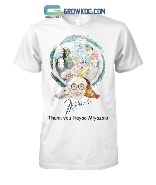 Thank You Hayao Miyazaki Studio Ghibli T Shirt