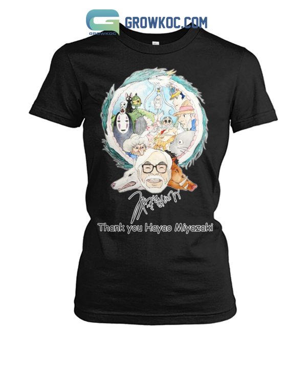 Thank You Hayao Miyazaki Studio Ghibli T Shirt