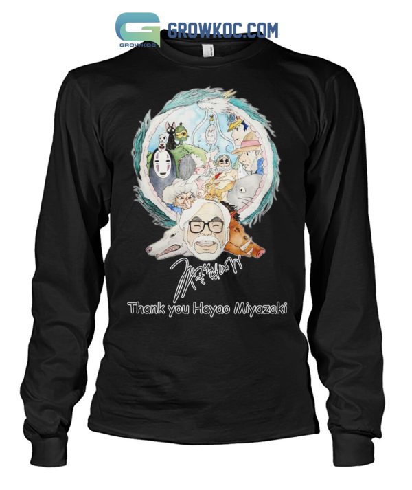 Thank You Hayao Miyazaki Studio Ghibli T Shirt