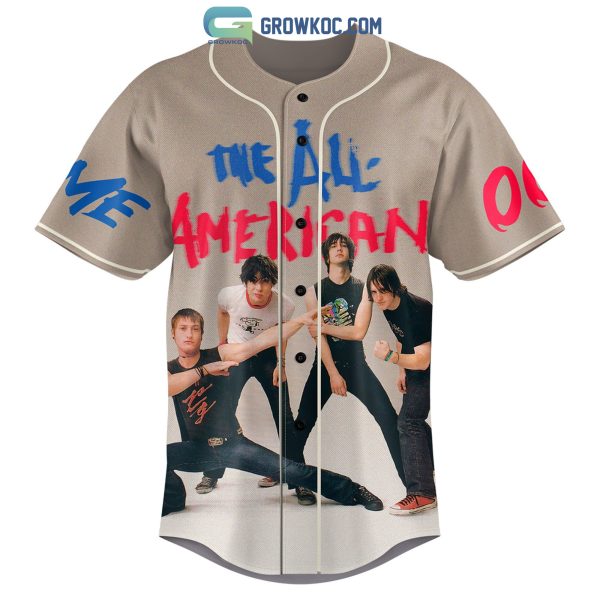 The All American Rejects New Found Glory Personalized Baseball Jersey
