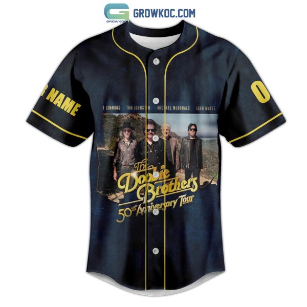 The Doobie Brothers 50th Anniversary Tour Personalized Baseball Jersey