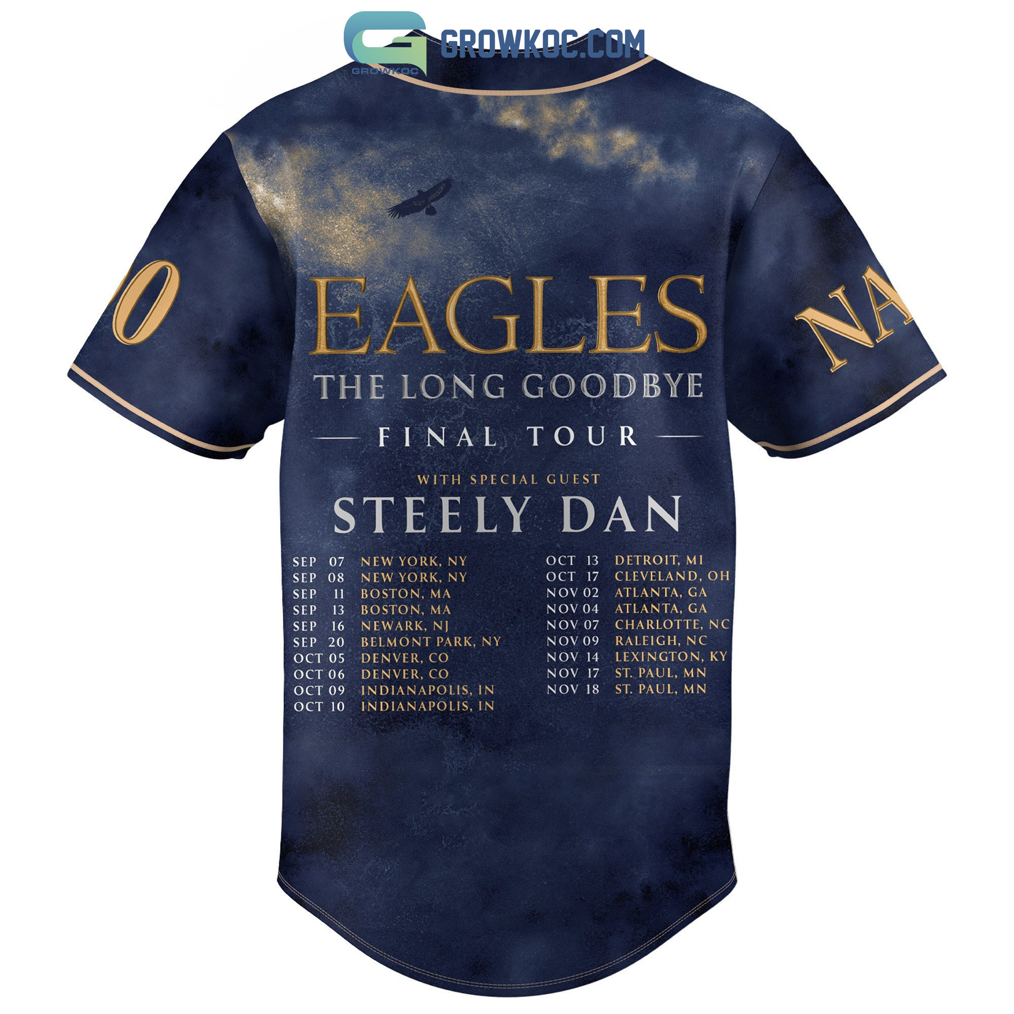 Eagles Band 2023 Tour Shirt The Long Goodbye Final Rock Sweatshirt