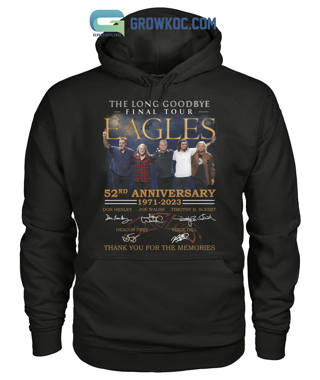 The Long Goodbye Final Tour Eagles 52nd Anniversary Memories T Shirt