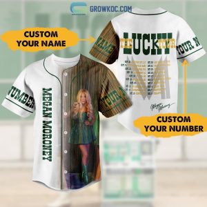The Lucky Tour Megan Moroney Personalized Baseball Jersey