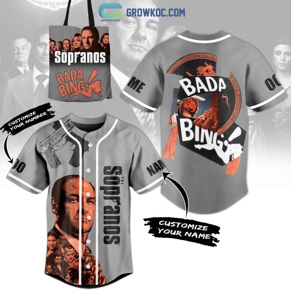 The Sopranos Bada Bing Personalized Baseball Jersey