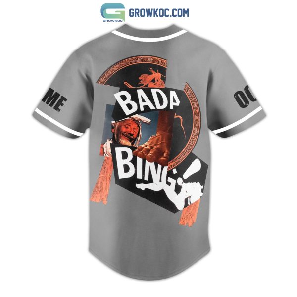 The Sopranos Bada Bing Personalized Baseball Jersey