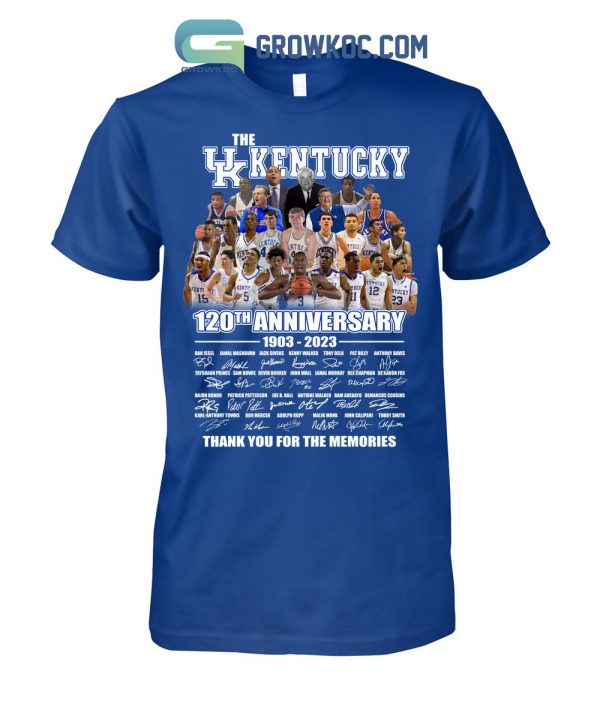 The UK Kentucky 120th Anniversay 1903 2023 Memories T Shirt